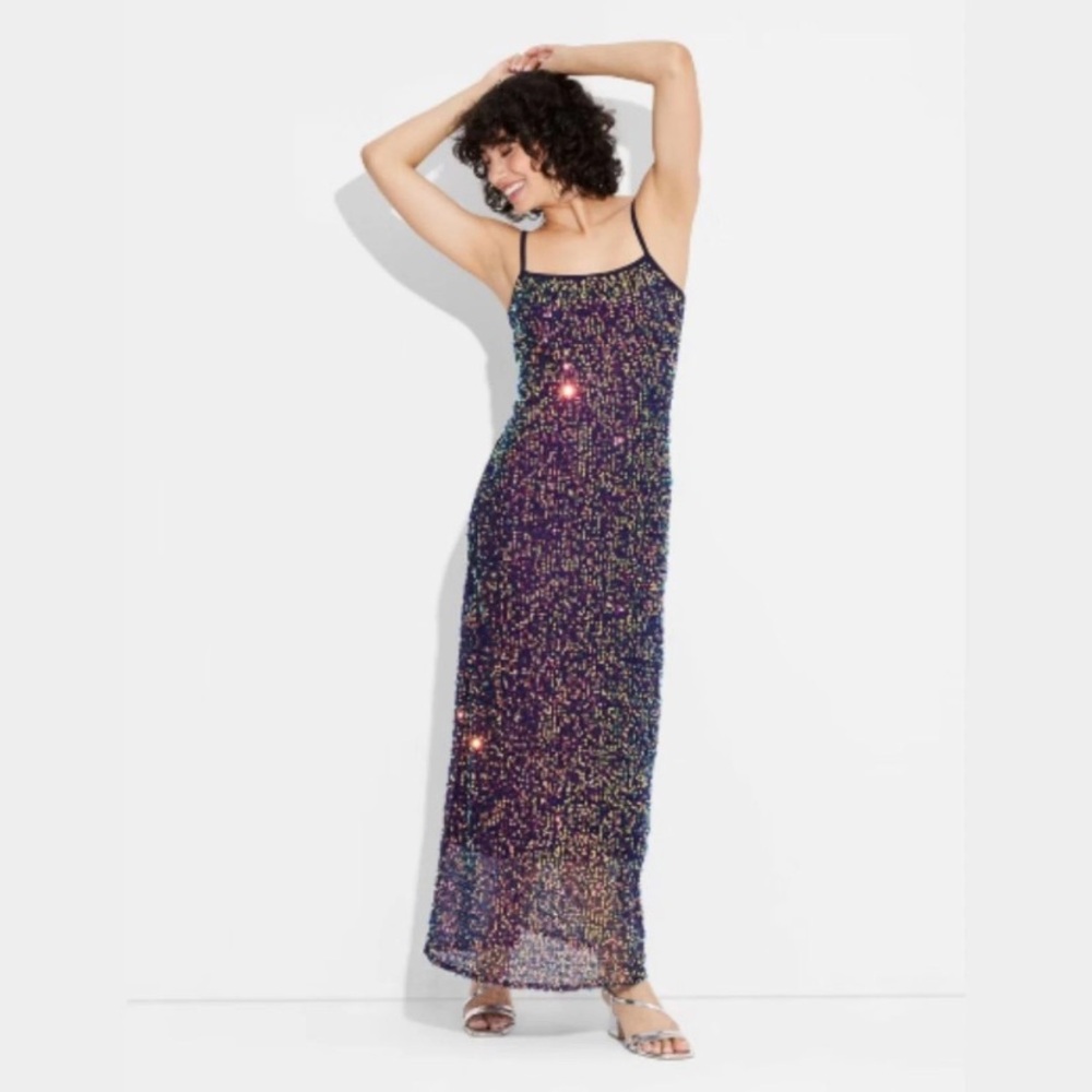 Women's Sequin Midi Dress - Wild Fable